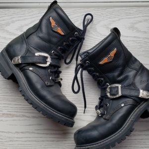 Harley Davidson | Womans Leather Boots size 8